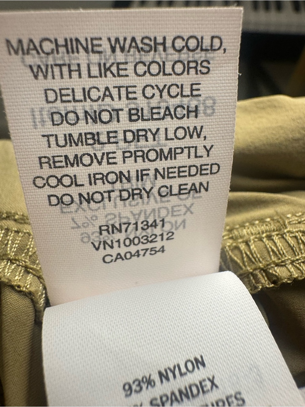 L.L.Bean No Fly Zone Hiking Pants Khaki Women’s 2 Petite - Picture 6 of 10